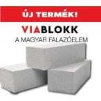 VIABLOKK D450/5cm pórusbeton falazóelem (600x200x50mm) (8,33db/m2) (280db 5cm+10db 10cm/1200kg/#)