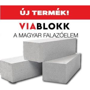 VIABLOKK D450/7,5cm pórusbeton falazóelem (600x200x75mm) (8,33db/m2) (200db/1200kg/#)