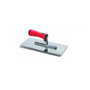 51401 Schuller Stan Karo C2 rozsdamentes fogazott glettelő 6mm fogazás 13x28cm