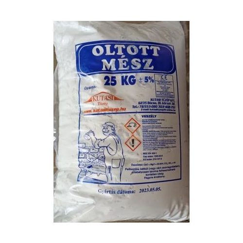 Oltott mész 25kg/zsák