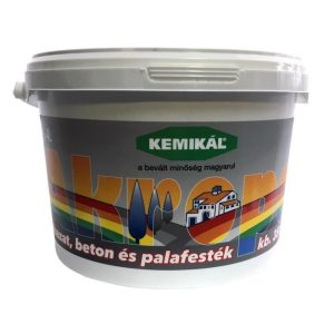 KEMIKÁL Akropol 5kg/4 l lábazat és palafesték, piros