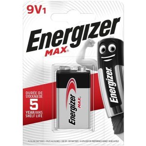 Energizer Max alkáli 9V elem (1db/csomag)