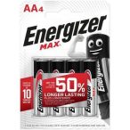 Energizer Max alkáli ceruza elem AA (4db/csomag)