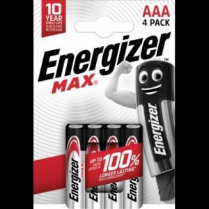 Energizer Max alkáli mikro elem AAA (4db/csomag)