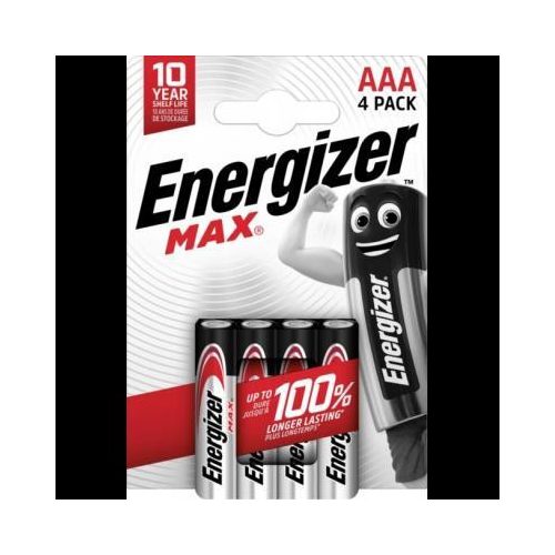 Energizer Max alkáli mikro elem AAA (4db/csomag)