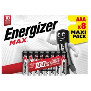 Energizer Max alkáli mikro elem AAA (8db/csomag)