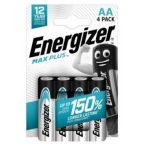 Energizer Max Plus alkáli ceruza elem AA (4db/csomag)