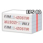 FIM-ISOSTIR EPS80 10cm homlokzati polisztirol 1000x500mm (3m2/6 tábla/csomag) (72m2/#)