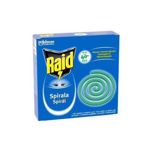 Raid Szúnyogriasztó spirál 10db-os csomag