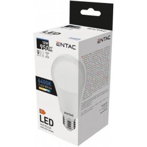 Entac LED Globe izzó E27 10W CW 6400K