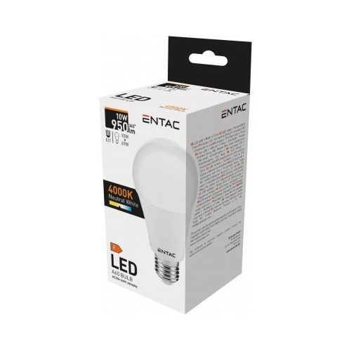 Entac LED Globe izzó E27 10W NW 4000K